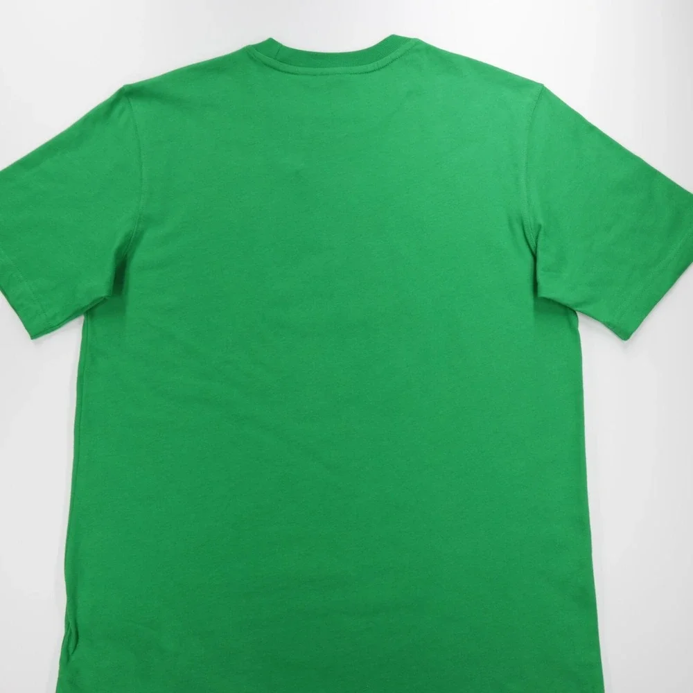 Adidas Originals Men's Crew Neck Short Sleeve Adicolor Trefoil Tee Green Size L - Picture 5 of 8